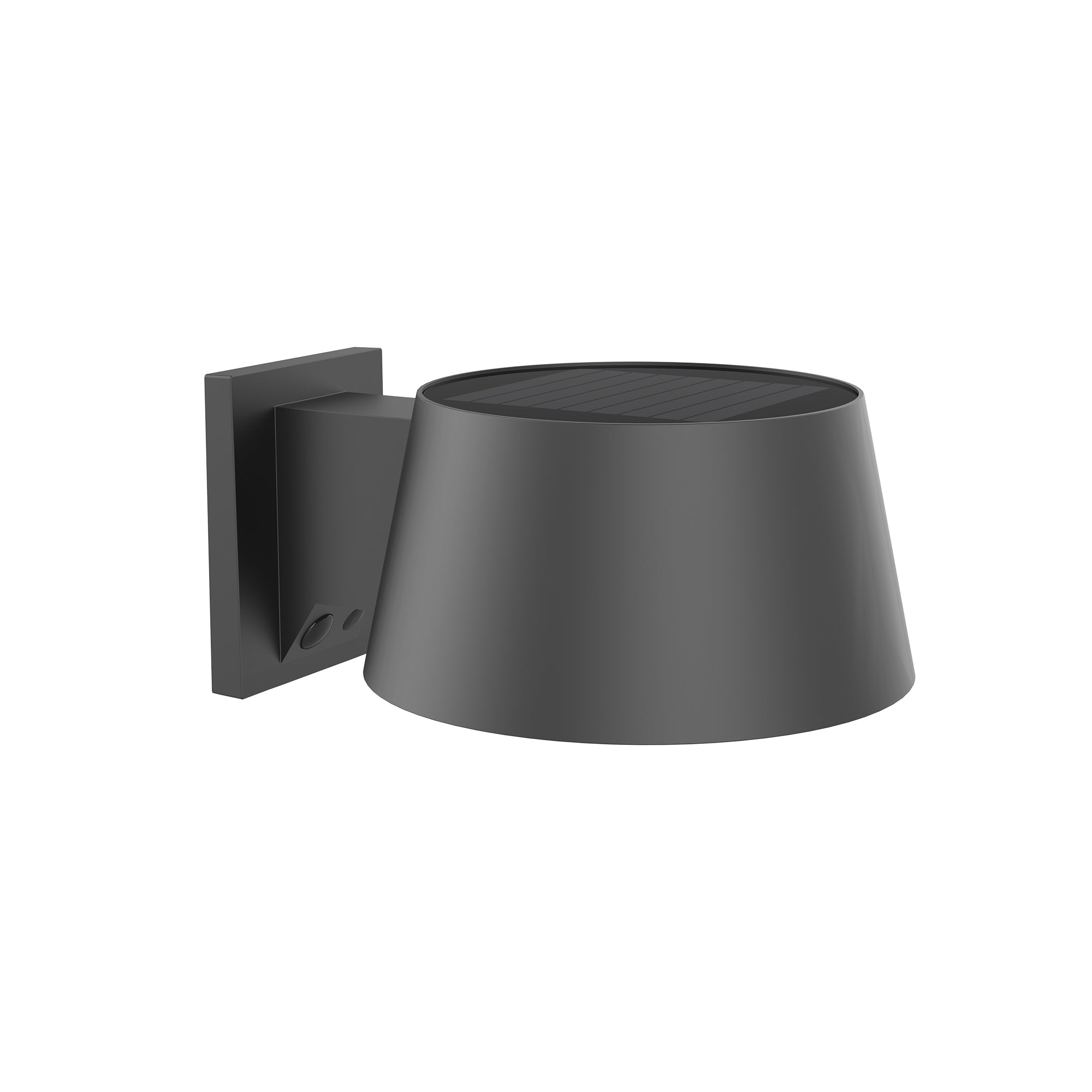 Loopin - Applique Solaire Décorative - Acier - Noir