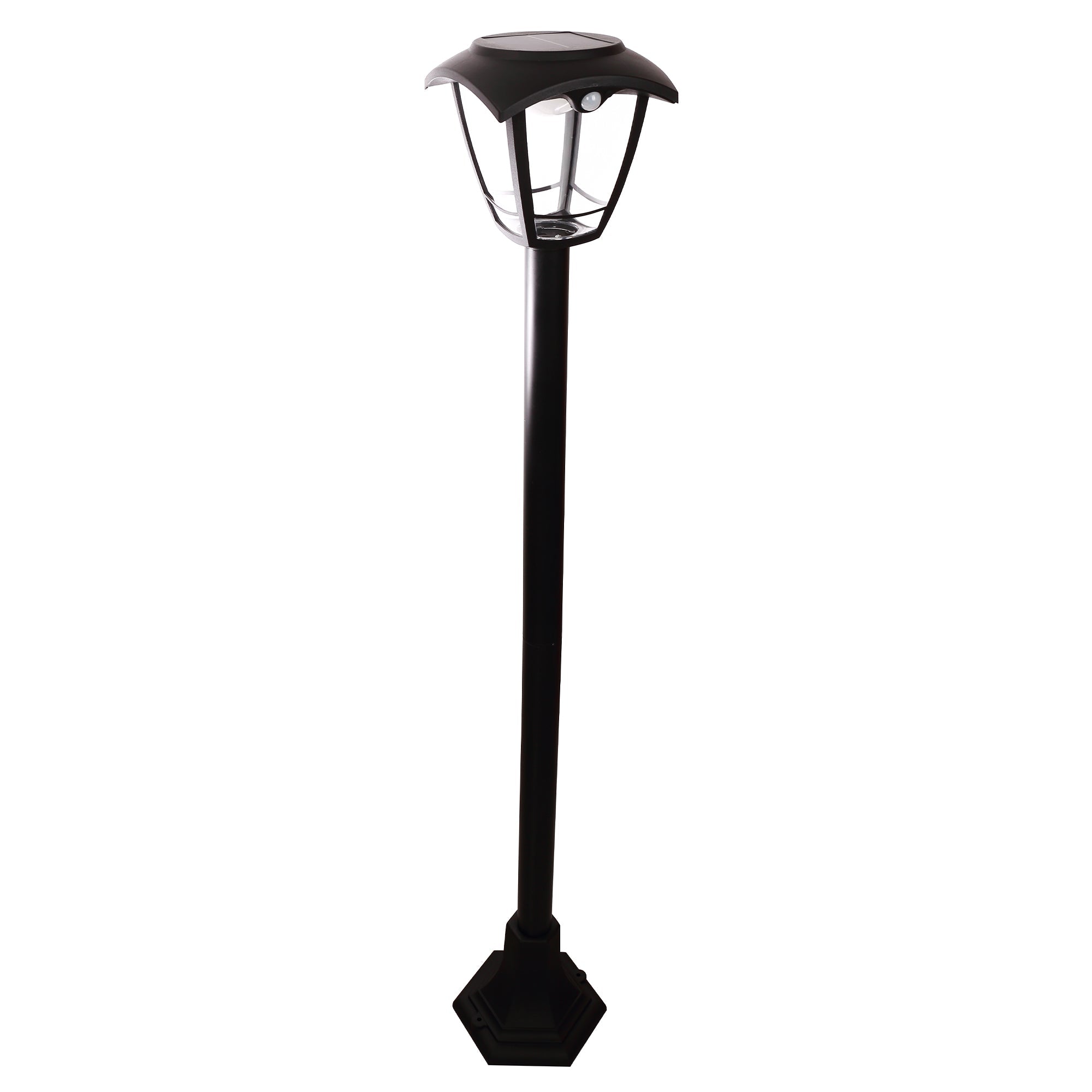 Lumax - Lampadaire Solaire - Acier - Noir