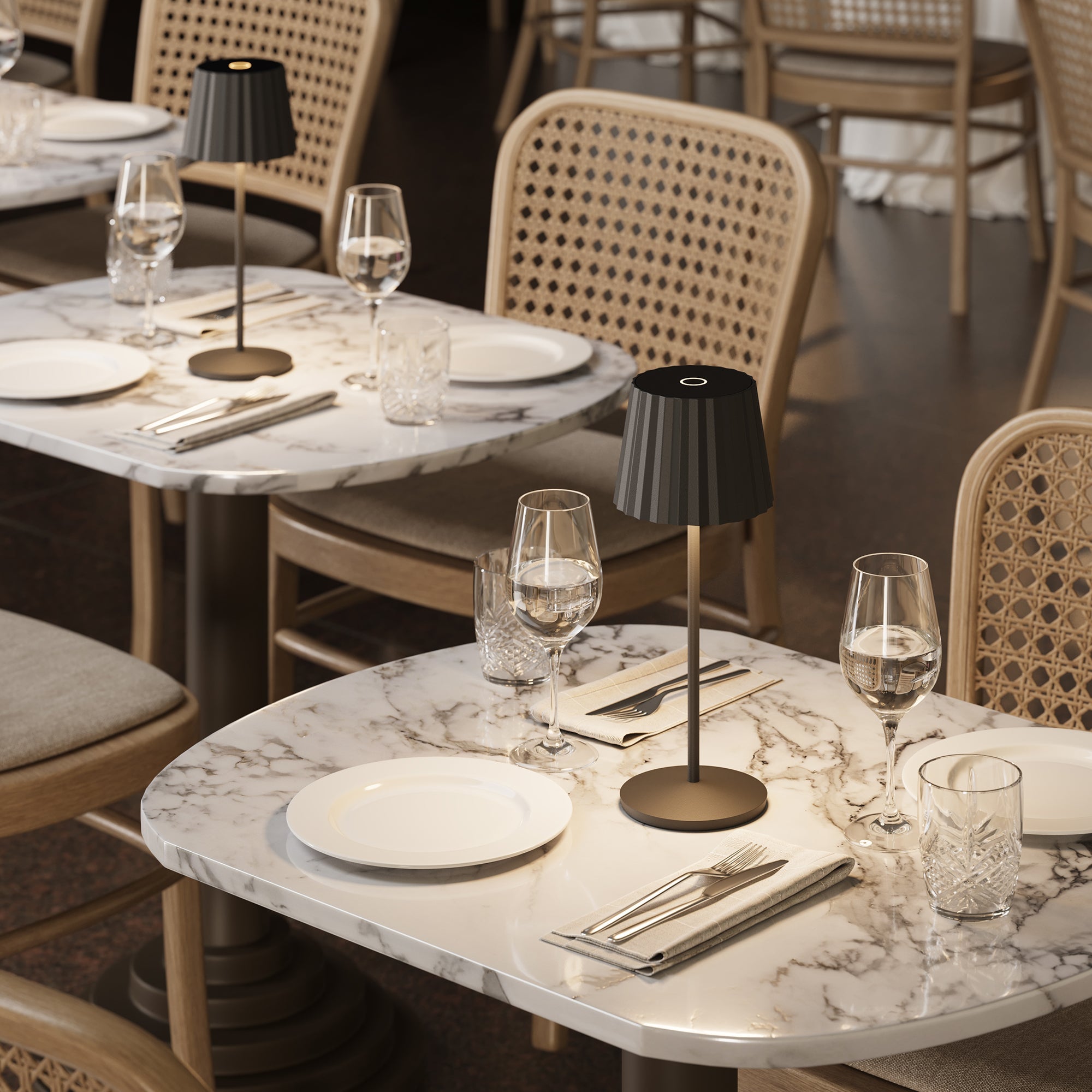 Lampe De Table Sans Fil - 6X Abby Black