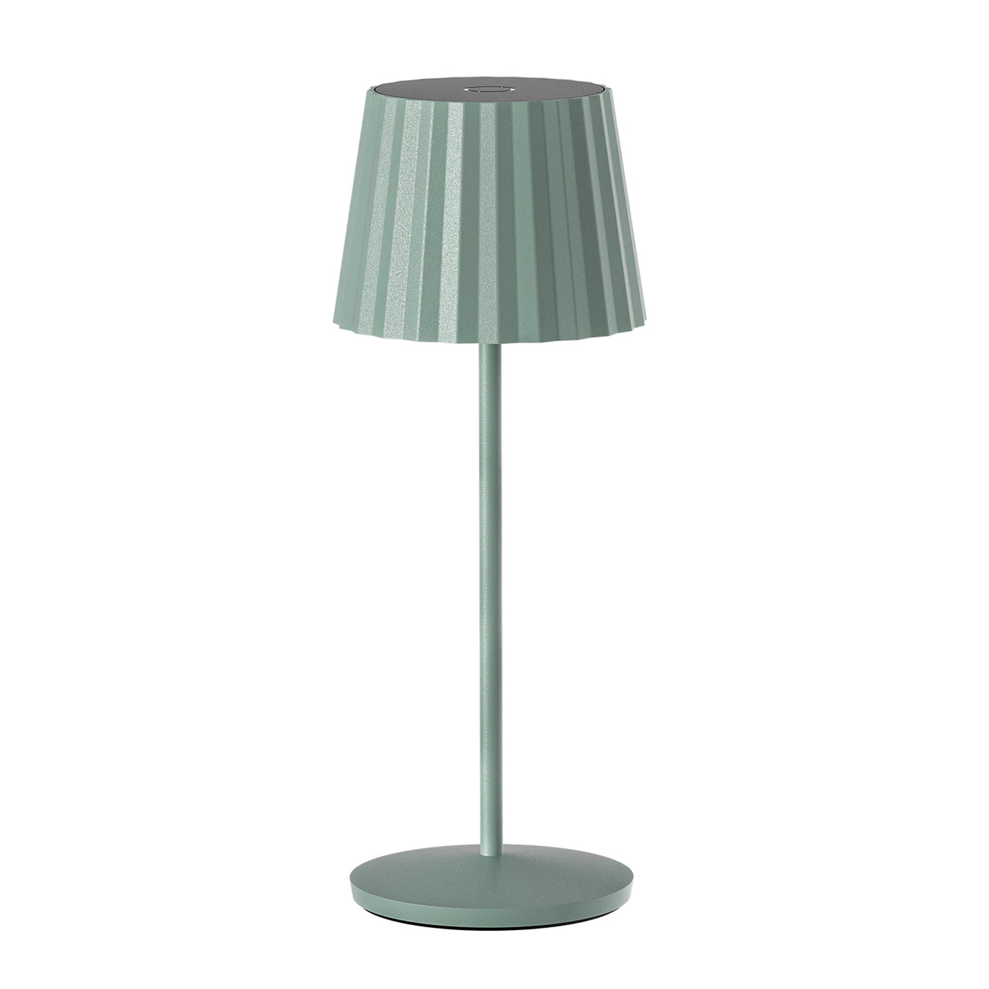Abby - Lampe De Table Sans Fil - Acier - Vert