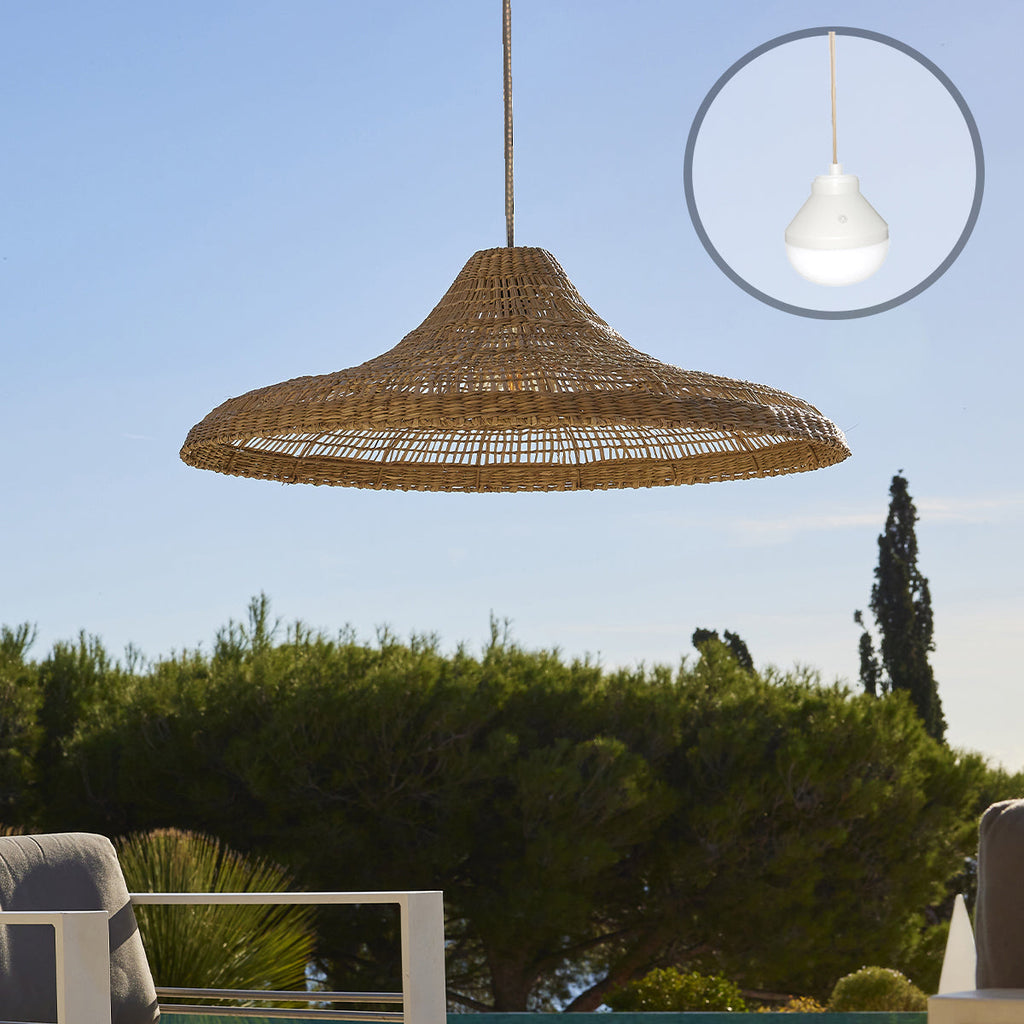 Freya Large - Suspension Sans Fil - Herbe Marine - Beige