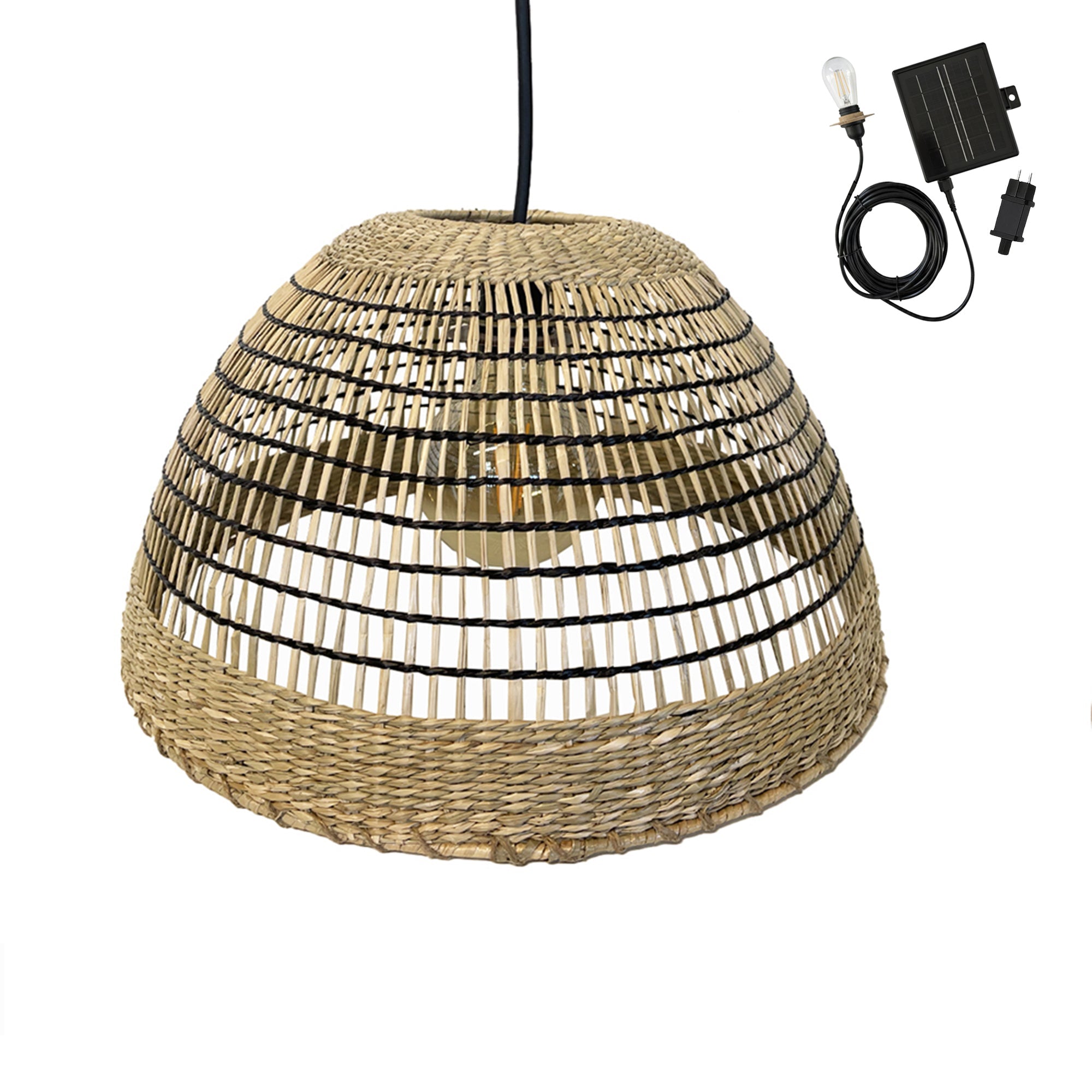 Cesare - Suspension Solaire - Herbe Marine - Beige
