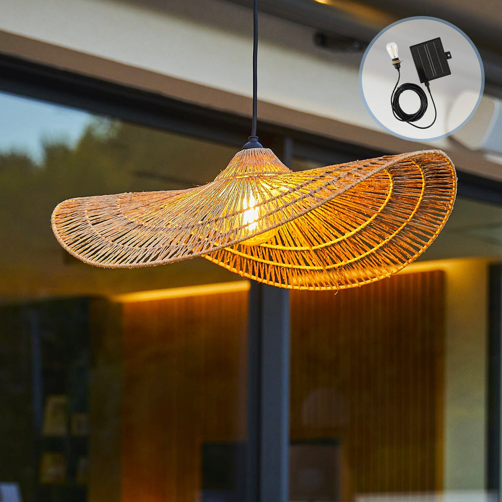 Marbella - Suspension Solaire - Jute - Beige