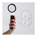 Pommeau de Douche Filtrant Blanc + 2 Filtres (4 Mois de Filtration)