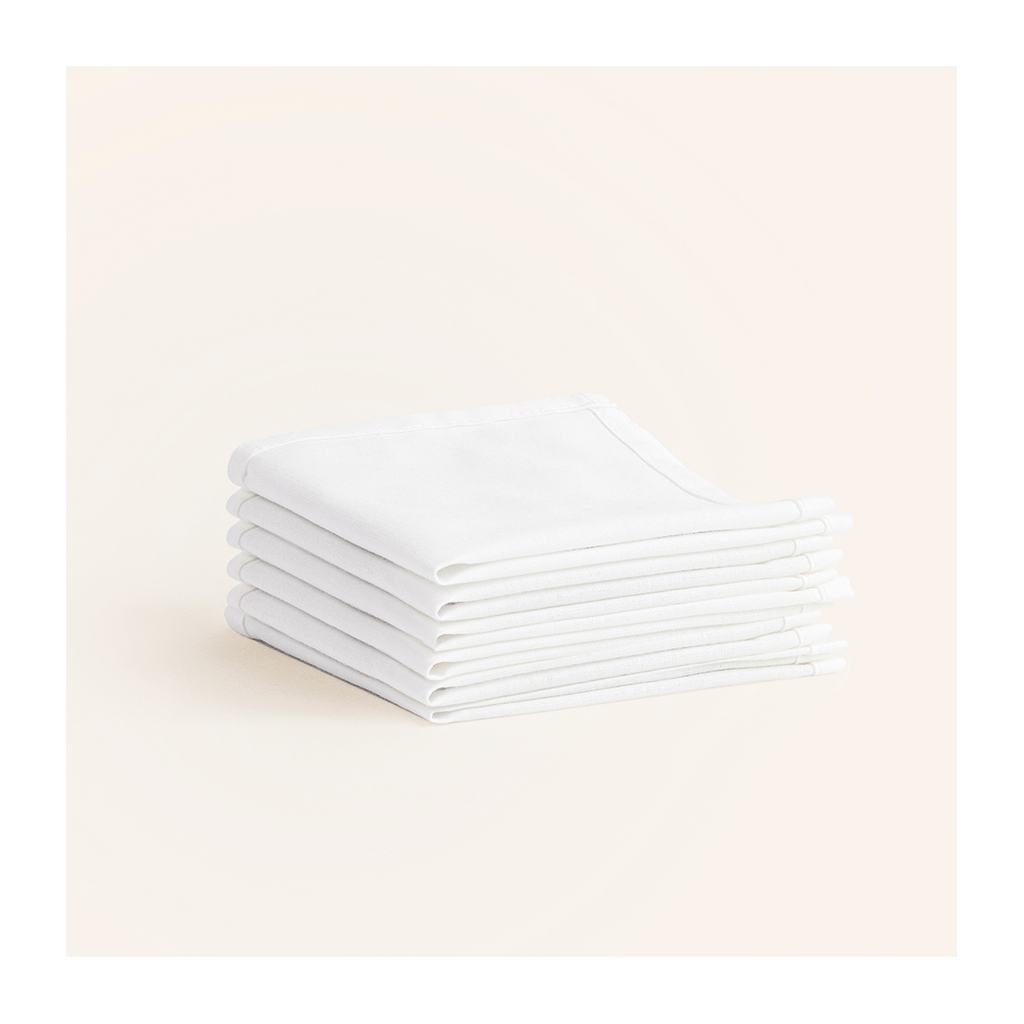 lot de 6 mouchoirs en tissu lavables