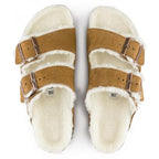 Birkenstock - Sandales Arizona Vl Shearling Mink - Marron - Femme