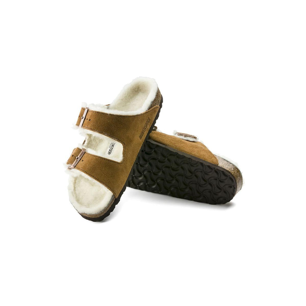 Birkenstock - Sandales Arizona Vl Shearling Mink - Marron - Femme