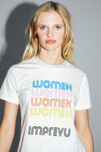 Le T-Shirt Fred Women En Mélange Coton Et Lin Fabriqué Au Portugal
