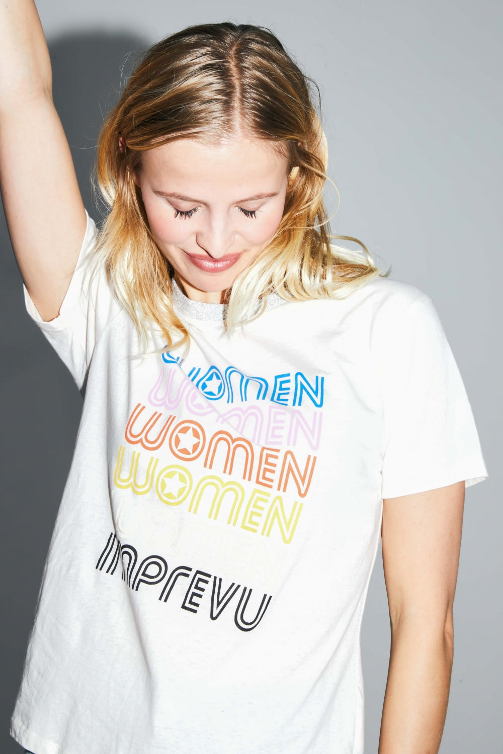 Le T-Shirt Fred Women En Mélange Coton Et Lin Fabriqué Au Portugal