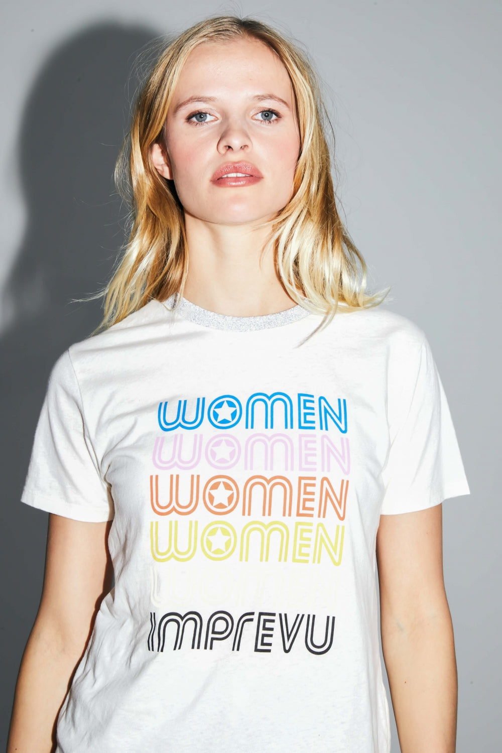 Le T-Shirt Fred Women En Mélange Coton Et Lin Fabriqué Au Portugal