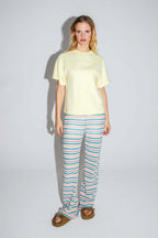 Le T-Shirt Collector Colette En Jersey De Coton Et Modal Jaune Fabriqué Au Portugal