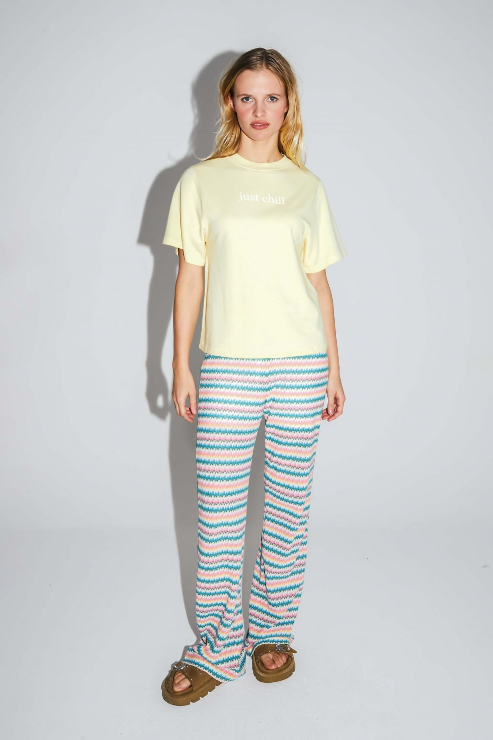 Le T-Shirt Collector Colette En Jersey De Coton Et Modal Jaune Fabriqué Au Portugal