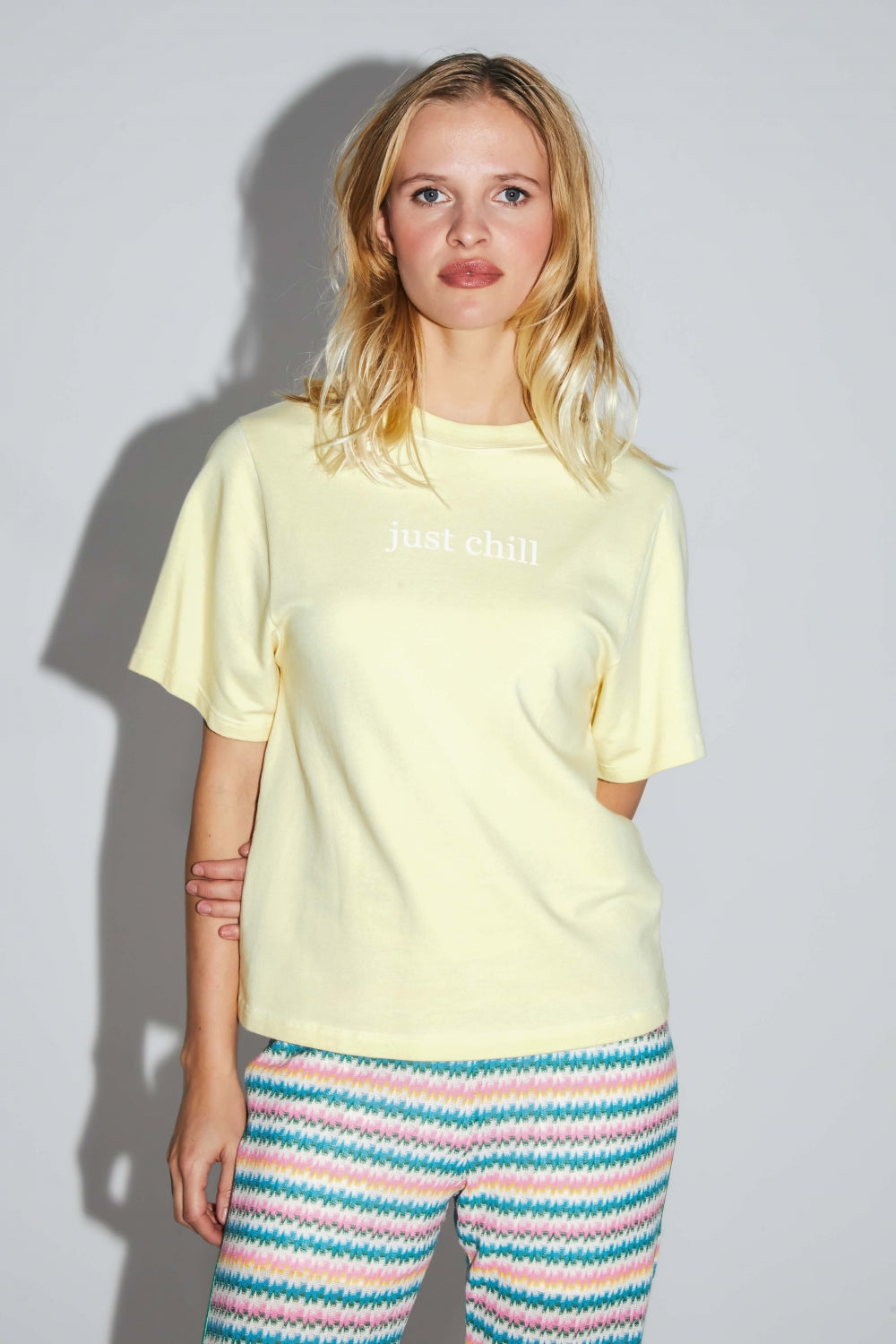 Le T-Shirt Collector Colette En Jersey De Coton Et Modal Jaune Fabriqué Au Portugal