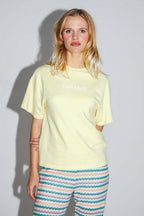 Le T-Shirt Collector Colette En Jersey De Coton Et Modal Jaune Fabriqué Au Portugal