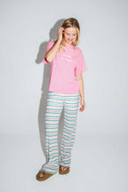 Le T-Shirt Collector Colette En Jersey De Coton Et Modal Rose Fabriqué Au Portugal