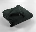 Gaia - Bout De Lit - Double Gaze De Coton Unie - Sapin