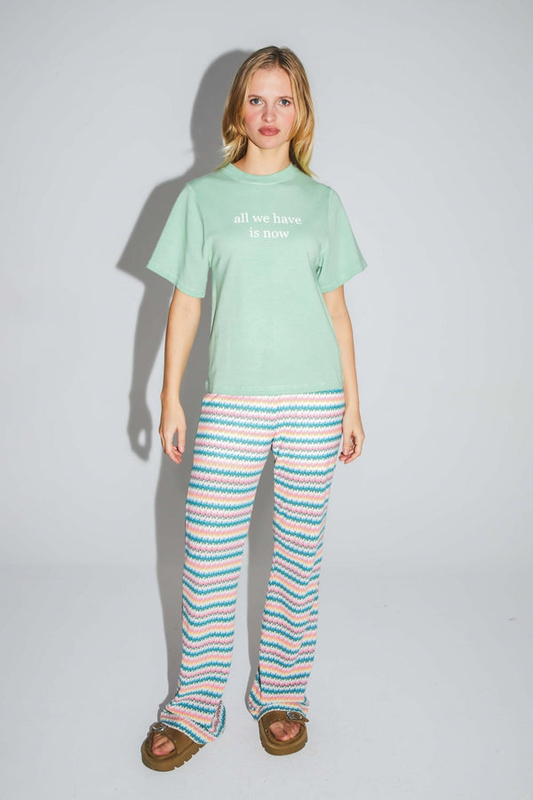 Le T-Shirt Collector Colette En Jersey De Coton Et Modal Vert Fabriqué Au Portugal