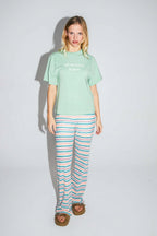 Le T-Shirt Collector Colette En Jersey De Coton Et Modal Vert Fabriqué Au Portugal