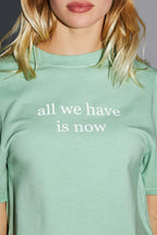 Le T-Shirt Collector Colette En Jersey De Coton Et Modal Vert Fabriqué Au Portugal