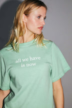 Le T-Shirt Collector Colette En Jersey De Coton Et Modal Vert Fabriqué Au Portugal