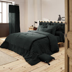 Gaïa - Housse De Couette - Double Gaze De Coton Unie - Sapin