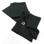 Gaia - Lot De 3 Serviettes - Double Gaze De Coton Unie - Sapin