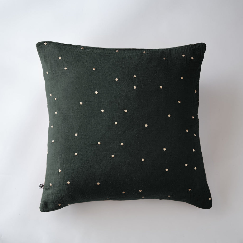 Gaia Chic - Taie D'Oreiller - Double Gaze De Coton - Sapin