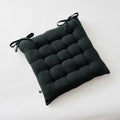 Gaia - Assise Matelassée 16 Points - Double Gaze De Coton Unie - Sapin