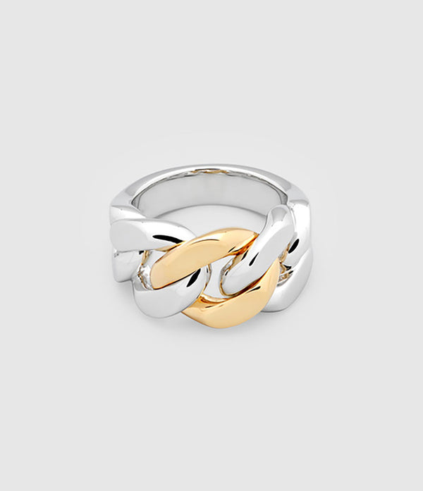 Tom Wood - Bague Dean Duo Argent - Unisexe