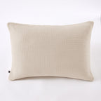 Ina - Taie D'Oreiller - Quadruple Gaze De Coton Unie - Pampa