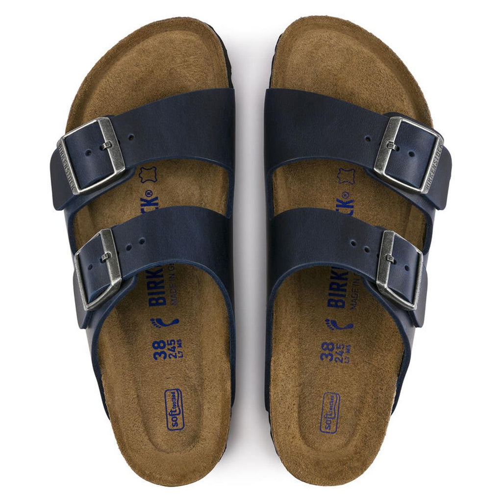Birkenstock - Sandales Arizona Soft - Bleu Marine - Femme