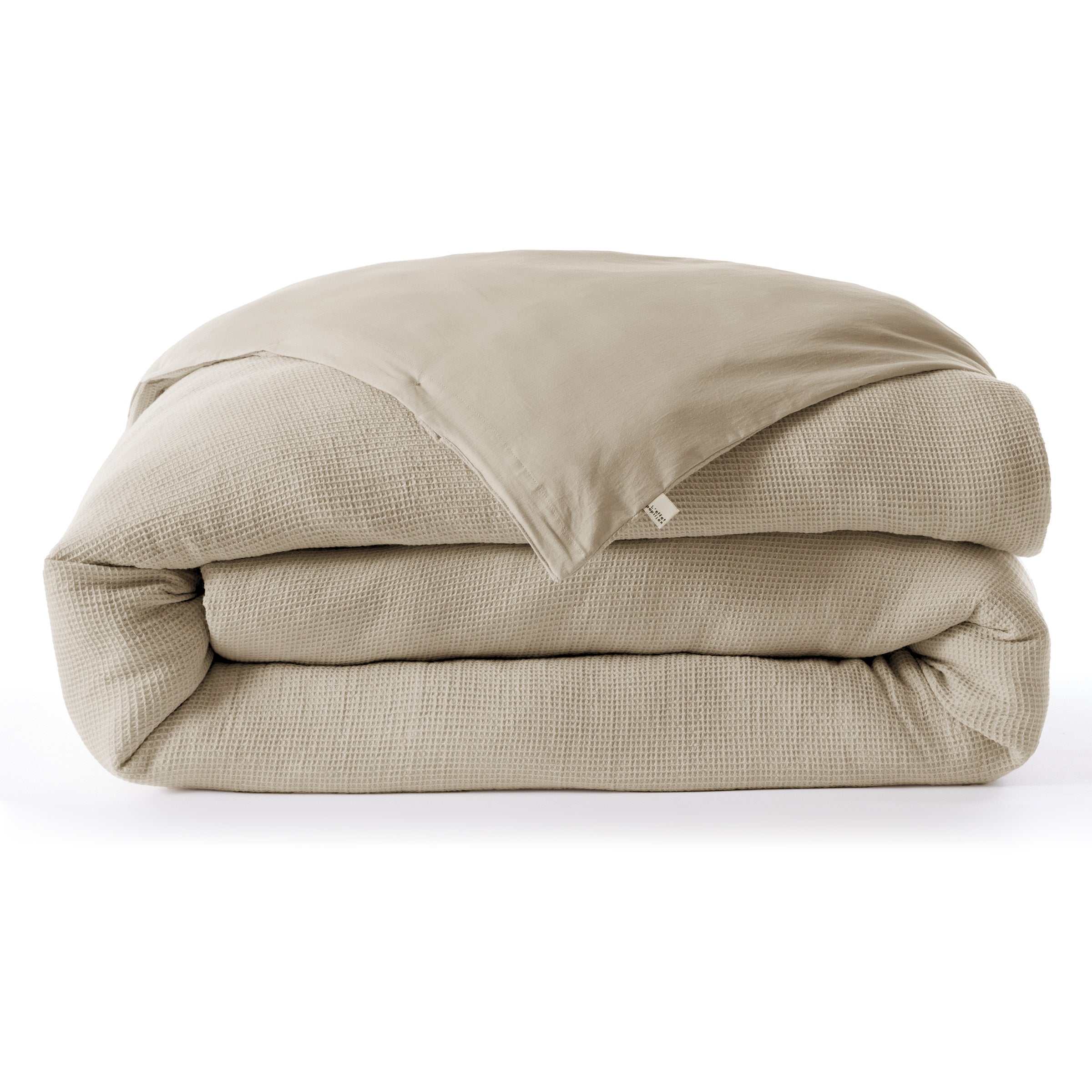Alma - Housse De Couette - Nid D'Abeille Uni - Ficelle
