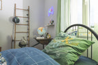 California - Parure De Lit (Housse De Couette + 2 Taies D'Oreiller) - Coton Imprimé