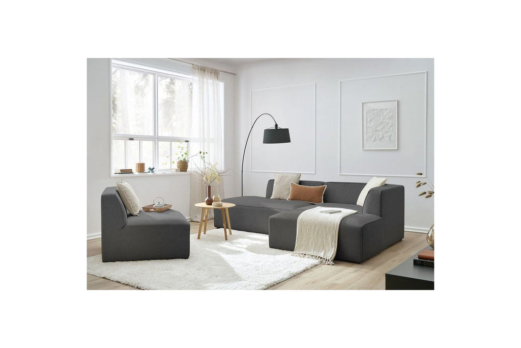 Megeve - Chauffeuse 1 Place Pour Canapé Modulable - Tissu Lisse