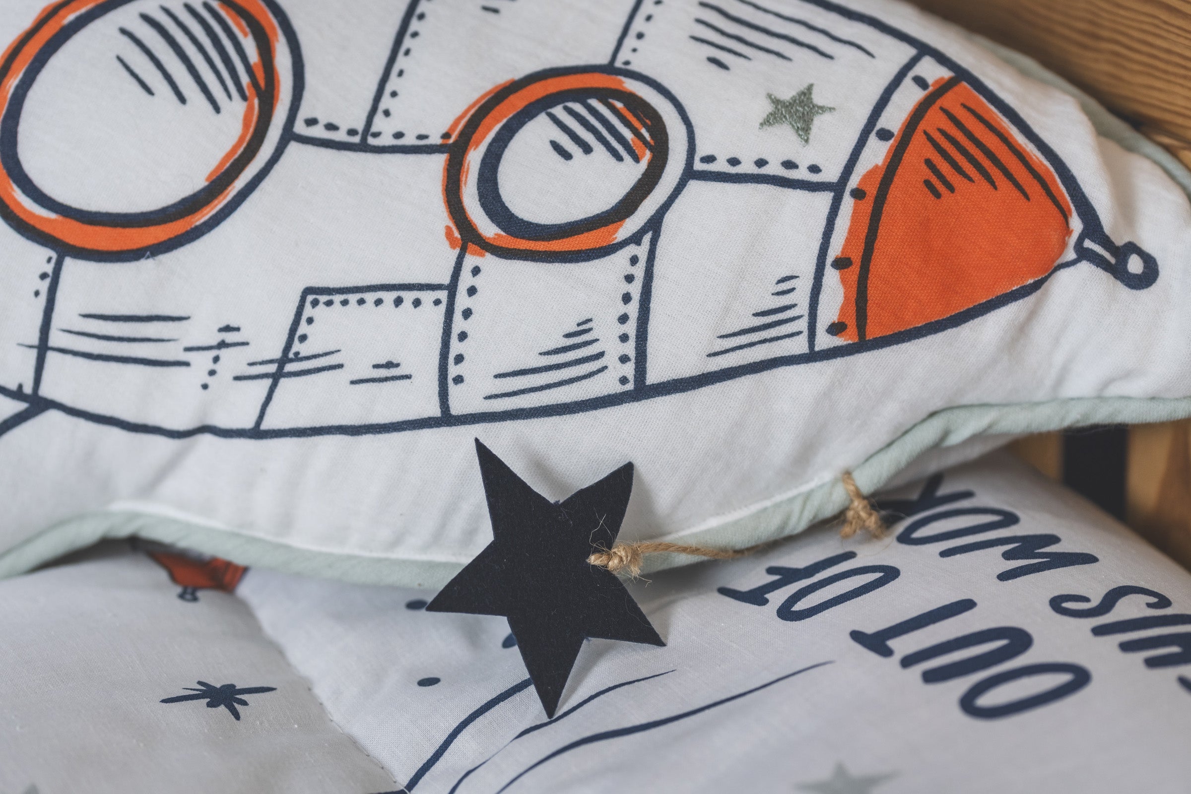 Galaxie - Coussin Déco - Coton