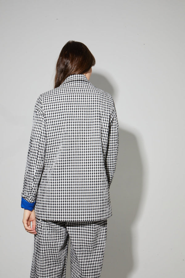Blazer Ema Vichy Fabriqué En Italie
