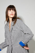 Blazer Ema Vichy Fabriqué En Italie