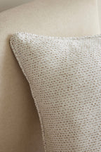 Coussin Déhoussable Avec Passepoil - Elios - Ivoire