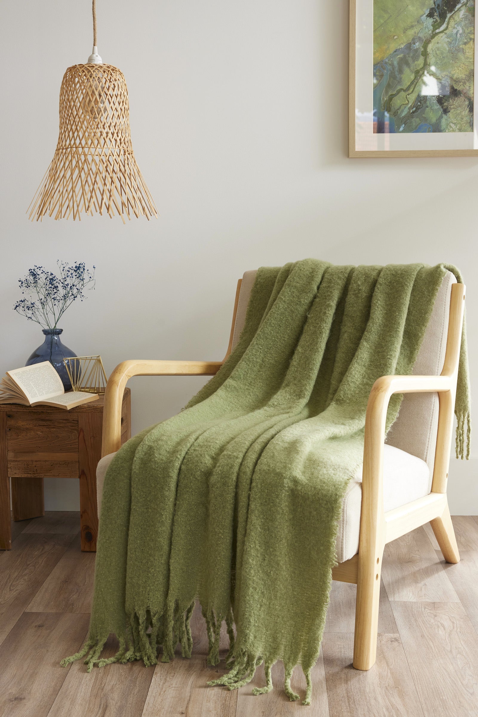 Plaid Melia - Olive
