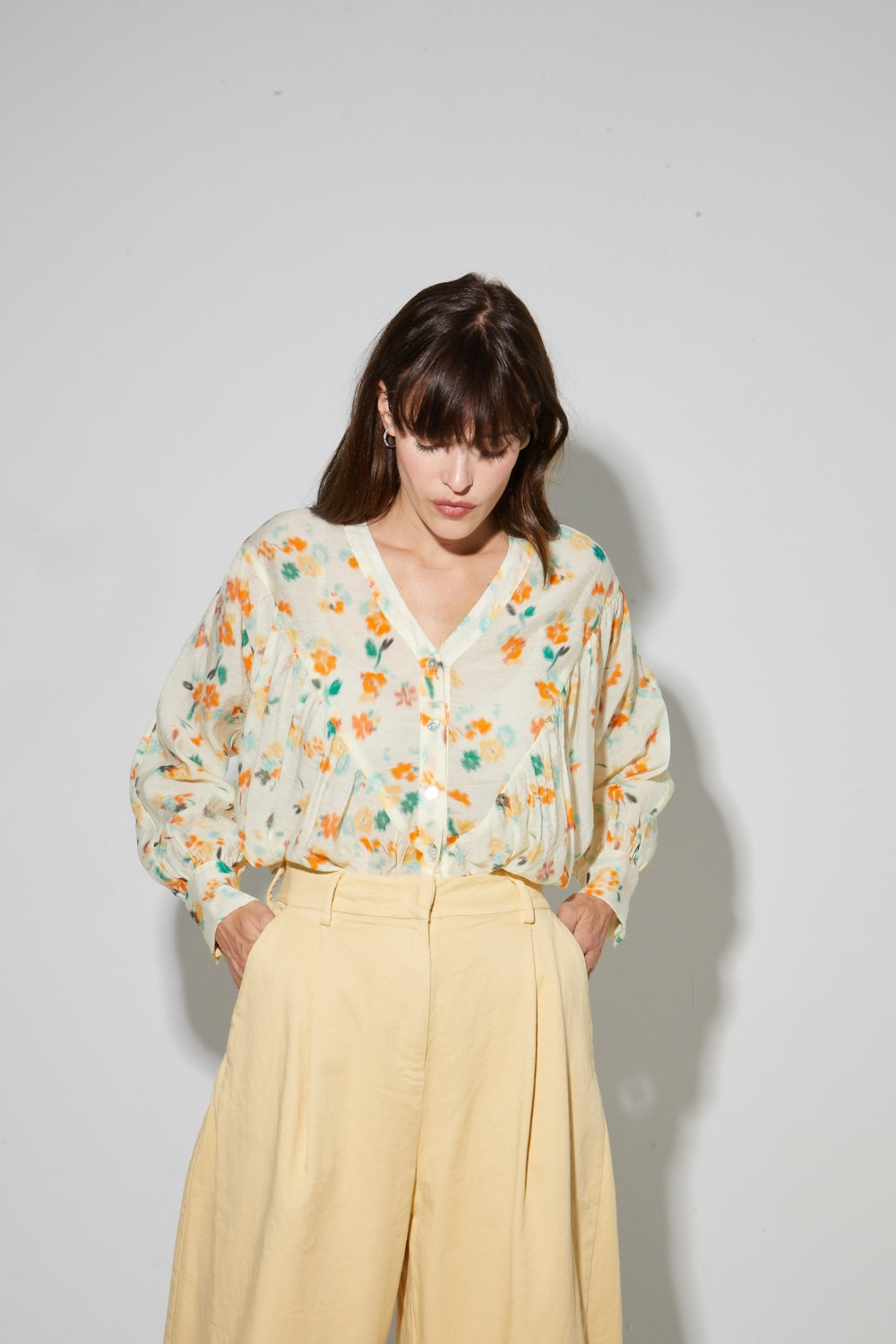 Blouse Elyse Print Capucine Isabel Fabriqué En Italie