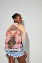 Chemise Iris Imprimé Freedom Fabriquée En Italie