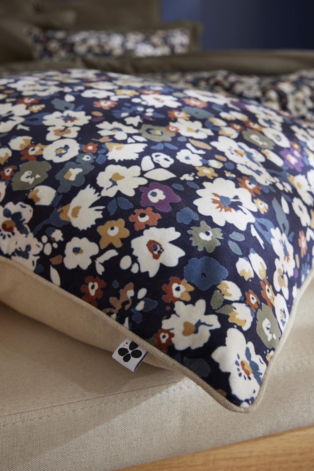 Coline - Coussin Déhoussable - Velours Imprimé