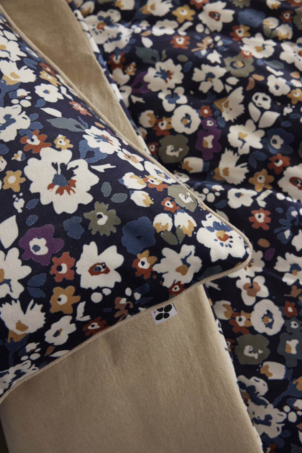 Coline - Coussin Déhoussable - Velours Imprimé