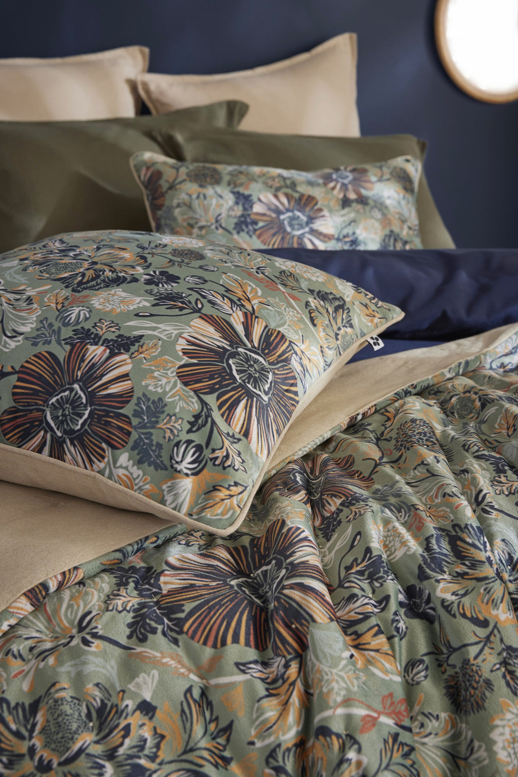 Isaline - Coussin Déhoussable - Velours Imprimé