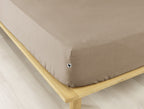 Candice - Drap Housse - Flanelle - Ficelle