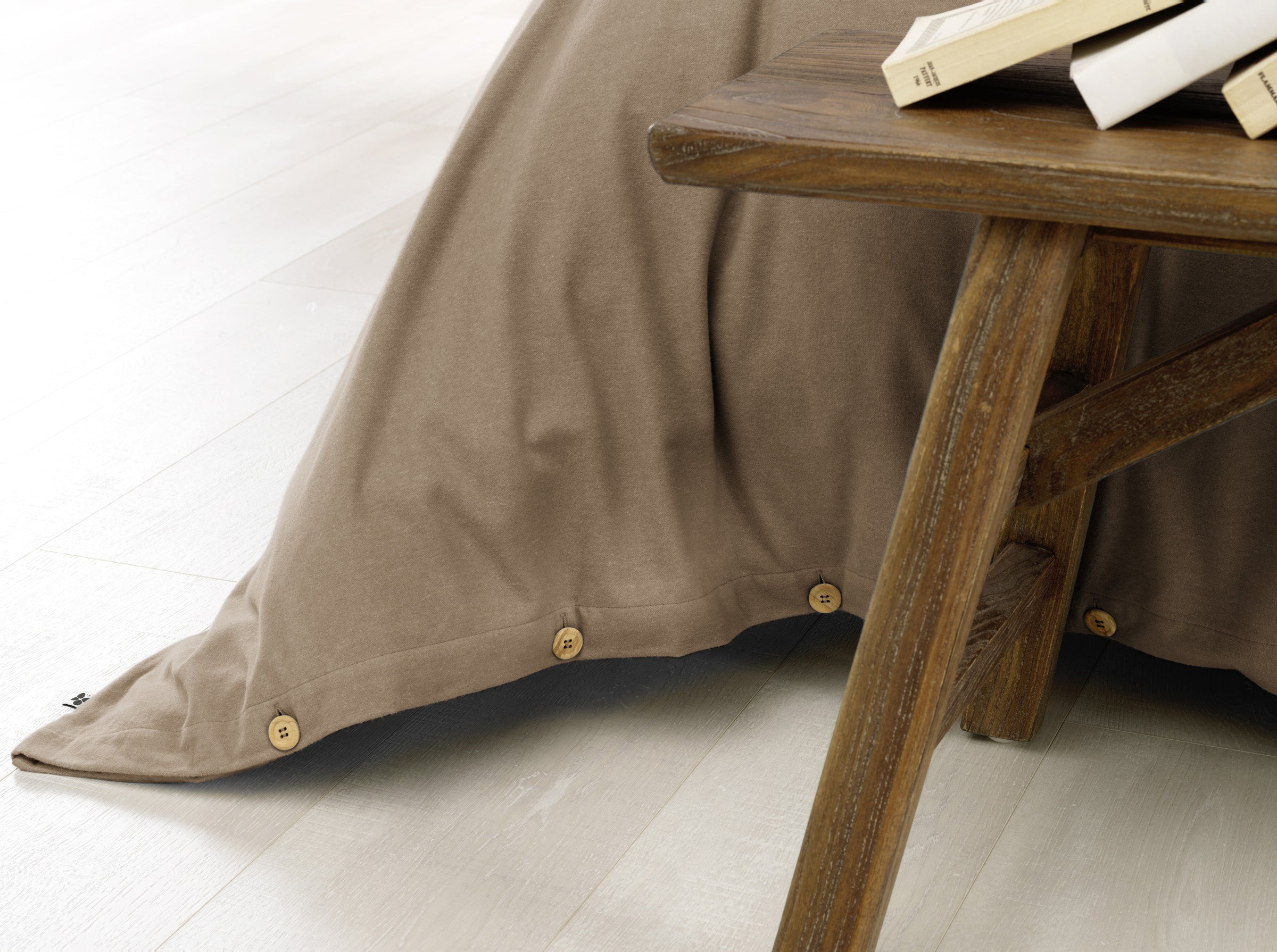Candice - Housse De Couette - Flanelle - Ficelle