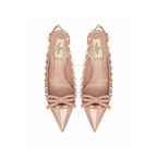 Escarpins Valentino Garavani Leather Slingback - Nude - Femme