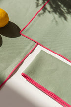 2 Sets De Table - Acqua/Fuchsia