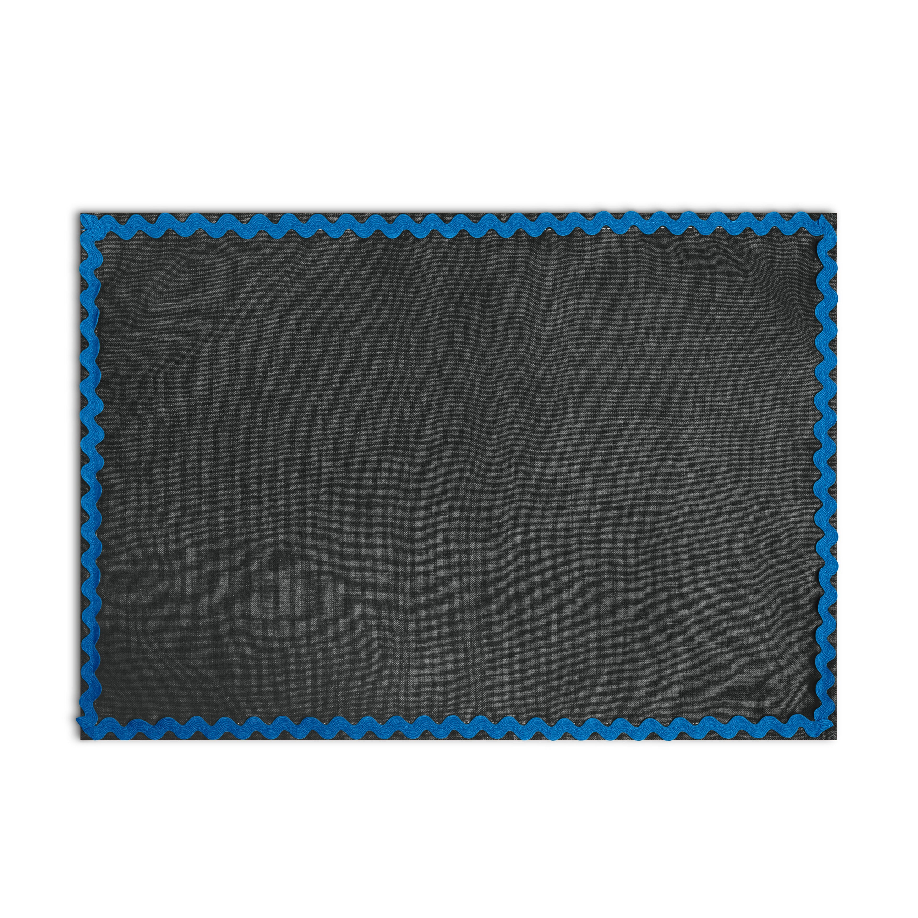 2 Sets De Table Wavy - Gris/Bleu