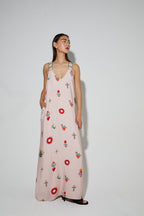 Maxi Dress Imprimé Madone Fabriqué Au Portugal